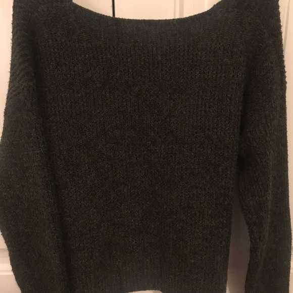 Women’s Like New Dark Green BP by Nordstrom Weekend V-Neck Sweater Size Small - Picture 3 of 4